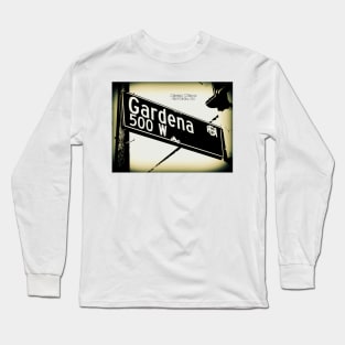 Gardena Boulevard, Gardena, California by Mistah Wilson Long Sleeve T-Shirt